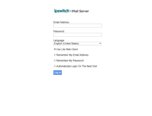 Tablet Screenshot of mail.stevenstransport.com